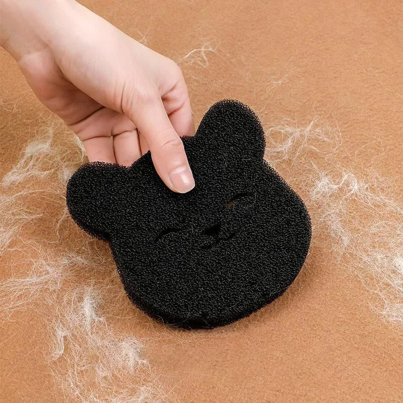 9PCS Pet Hair Remover Bear Shape Laundry Ball Washing Machine Lint Catcher Reusable Clothes Sofa Cat Dog Hair Cleaning Sponge