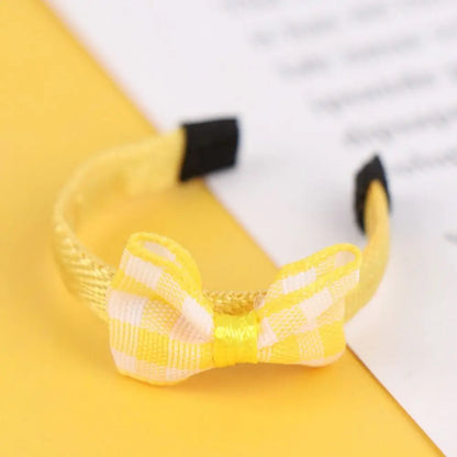 Fashion 1/12 Dollhouse Accessories Doll Bow Headband ob11 Handmade Dolls Boutique Decorations DIY Doll Hair Accessories