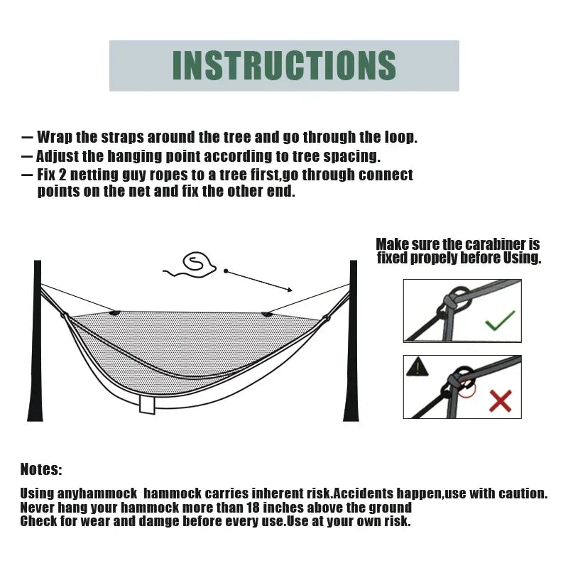 Lightweight Hammock Outdoor Gear Camping Hammock Portable Nylon Swing for Travel Hiking Backyard Beach Adventure Accessories