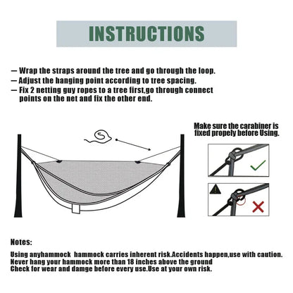 Lightweight Hammock Outdoor Gear Camping Hammock Portable Nylon Swing for Travel Hiking Backyard Beach Adventure Accessories