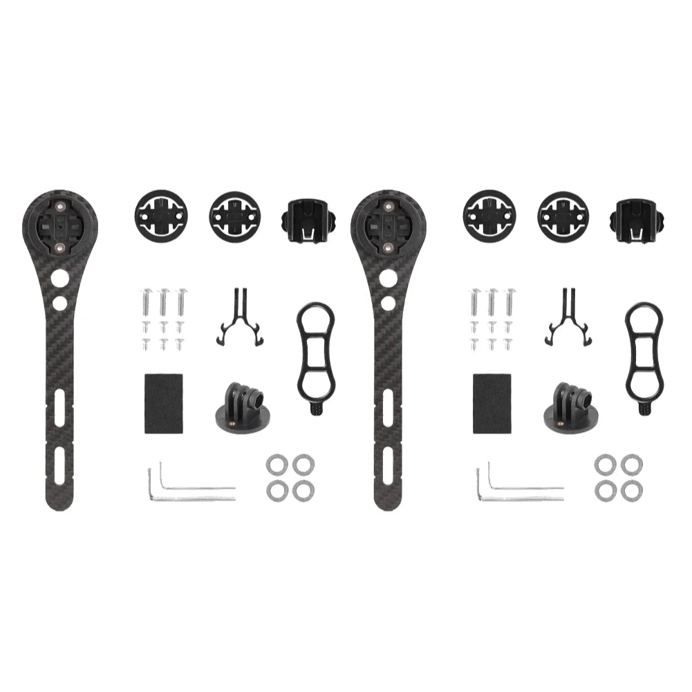 Carbon Fiber Bicycle Computer Holder Bike Handlbar Computer Mount Cycling Speedometer Support Holder Computer Mount For Garmin