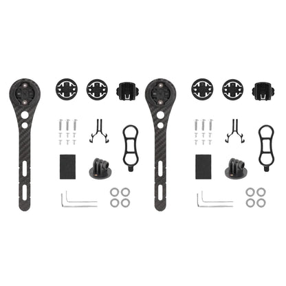Carbon Fiber Bicycle Computer Holder Bike Handlbar Computer Mount Cycling Speedometer Support Holder Computer Mount For Garmin