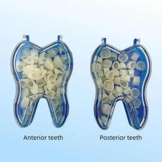 Tools 50 Pcs/Box Teeth Veneers Dentistry Tooth Whitening Dental Temporary Crown Kit Anterior Front Molar Posterior