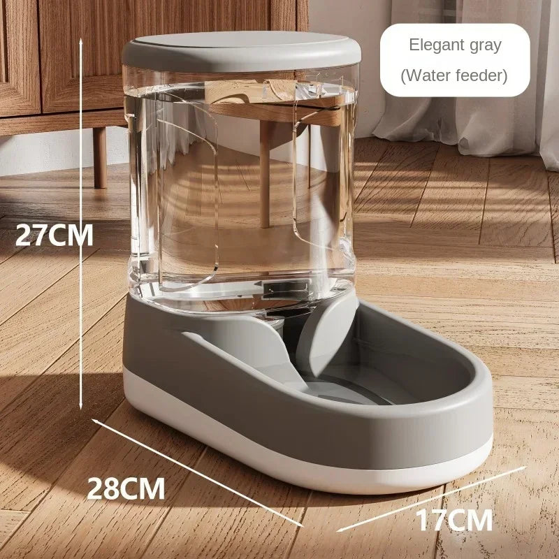 Automatic And Convenient Pet Feeder Water Dispenser Cat Dog Food Bowl Puppy Cat Drinks And Eats Without Plugging In