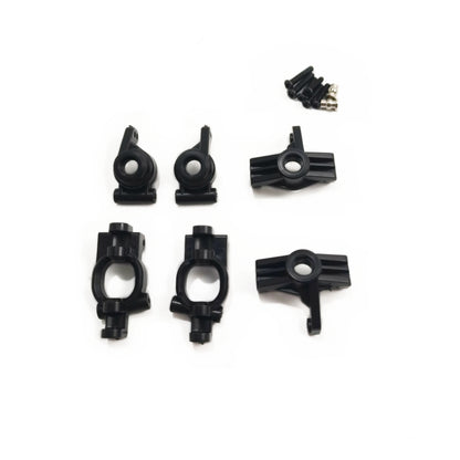 wltoys 144001 124019 124017 axle hus set front steering hubs C hubs rear axle hubs with bearing screws accessories parts
