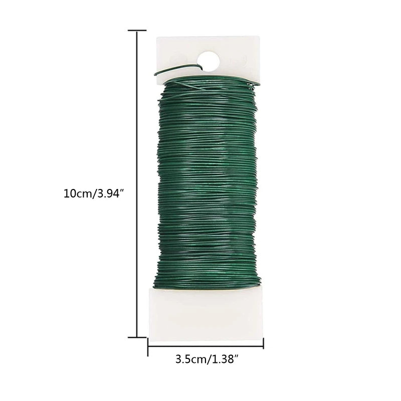 Floral Wire Paddle Wire 22 Gauge Florist Wire Wreath Wire for Wreath Making Craft Floral Flower Arrangements