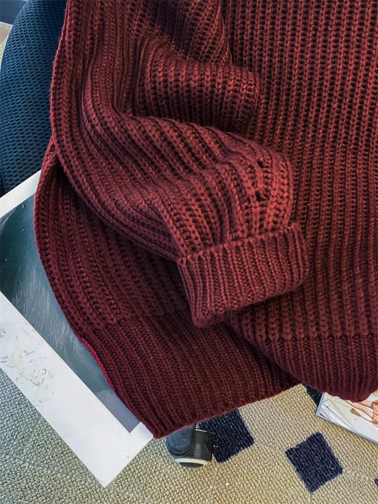 Syiwidii Oversized Sweaters for Women Knit Pullover Spring Autumn Winter Long Sleeve Causal Fashion Elegant Ladies Loose Jumpers