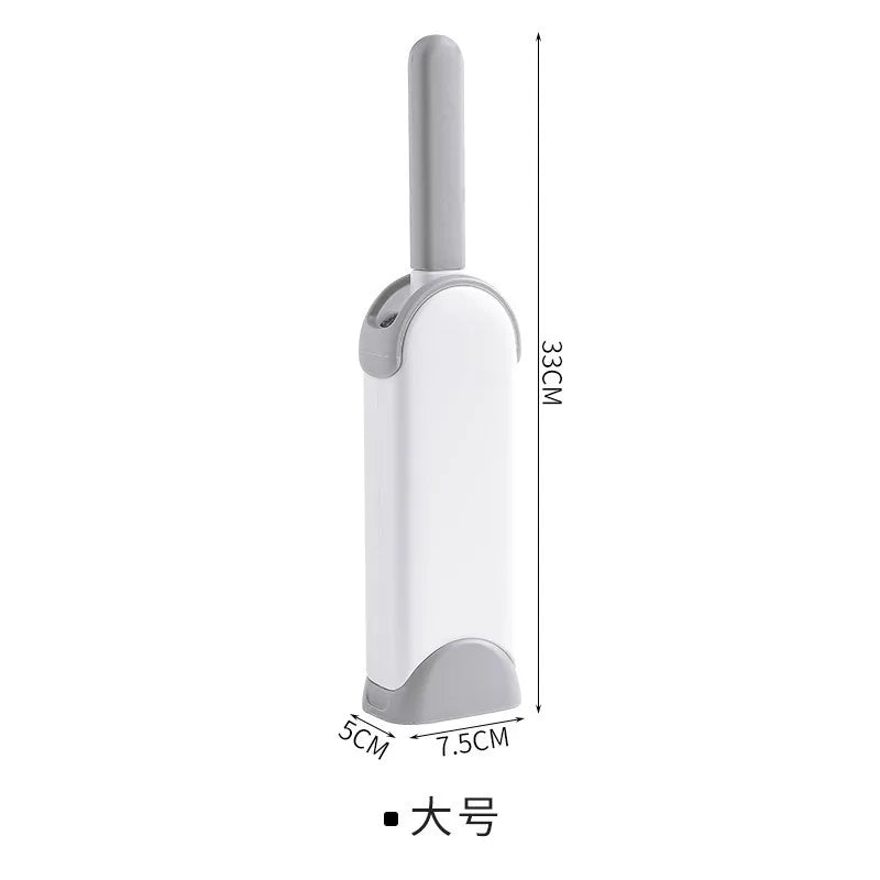 Lint Brush with Self-Cleaning Base Set Pet Hair Remover Brush Portable Dog & Cat Hair Remover Clothes Sofa Car Seat Cleaning