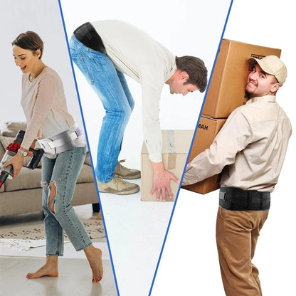 1PCS Lightweight Back Brace for Lower Back Pain – Breathable Mesh Design & Adjustable Straps-Ideal for Men & Women Under Clothes