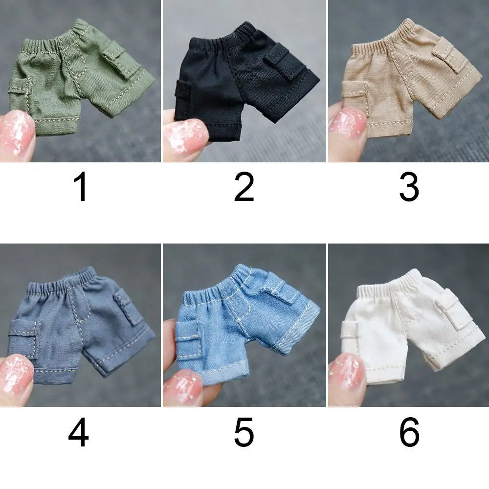 Fashion Doll Accessories For 1/11OB11 Dolls Dolls Wear Shorts Doll Clothes Doll Pocket Shorts Doll Jeans Shorts