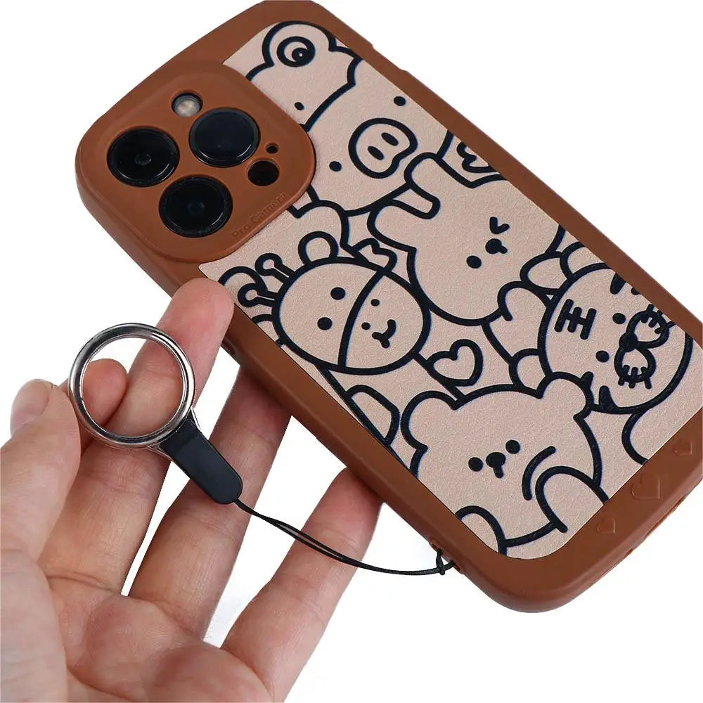 Ring Phone Charms Keycord Lanyards Keychains Hooks Smartphone Strap Phone Finger Ring Mobile Phone Lanyard Phone Handheld Rope