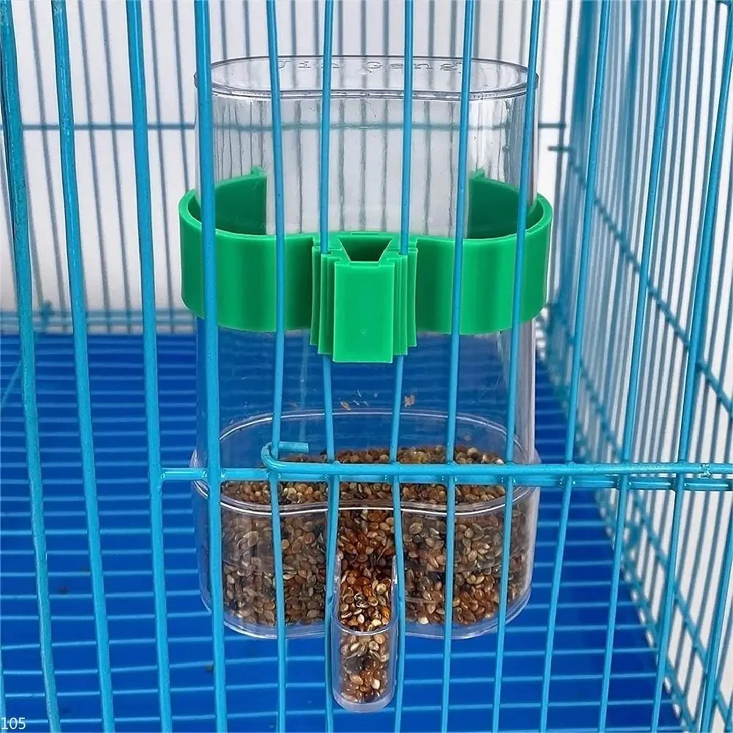 Bird Water Drinker Feeder Container Automatic Pet Feeder Birdcage Hanging Bowl Water Bottle Parrot Drinking Water Food Dispenser
