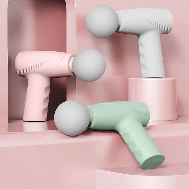 New Portable Mini Fascia Gun Multi-Stage Massage Gun Muscle Relaxation Massage Equipment Portable Vibration Massager