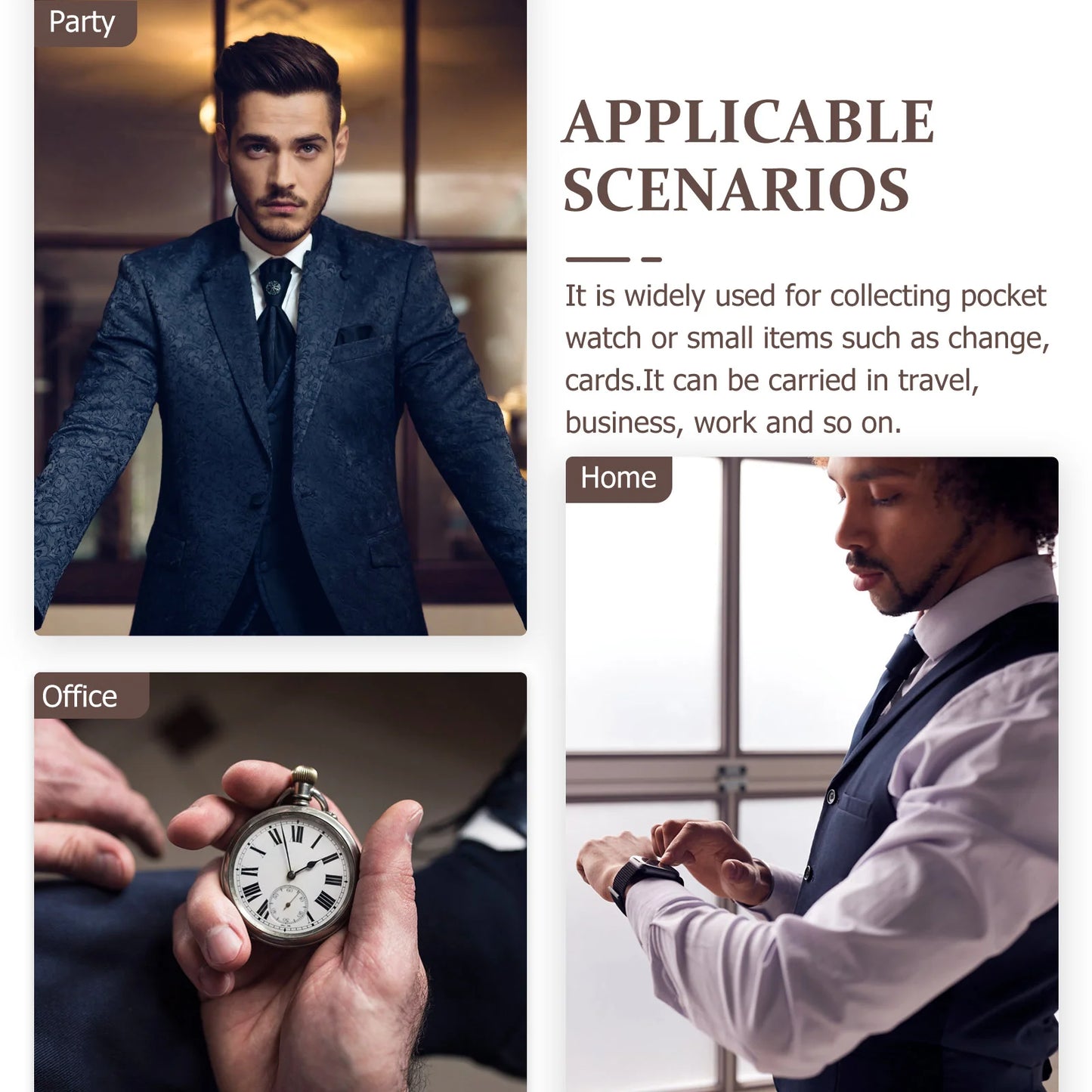 Pocket Watch Case Retro Style Watch Pouch Vintage Watch Bag Pu Watch Holder Watch Storage Case Watch Waist Bag Watch Boxes