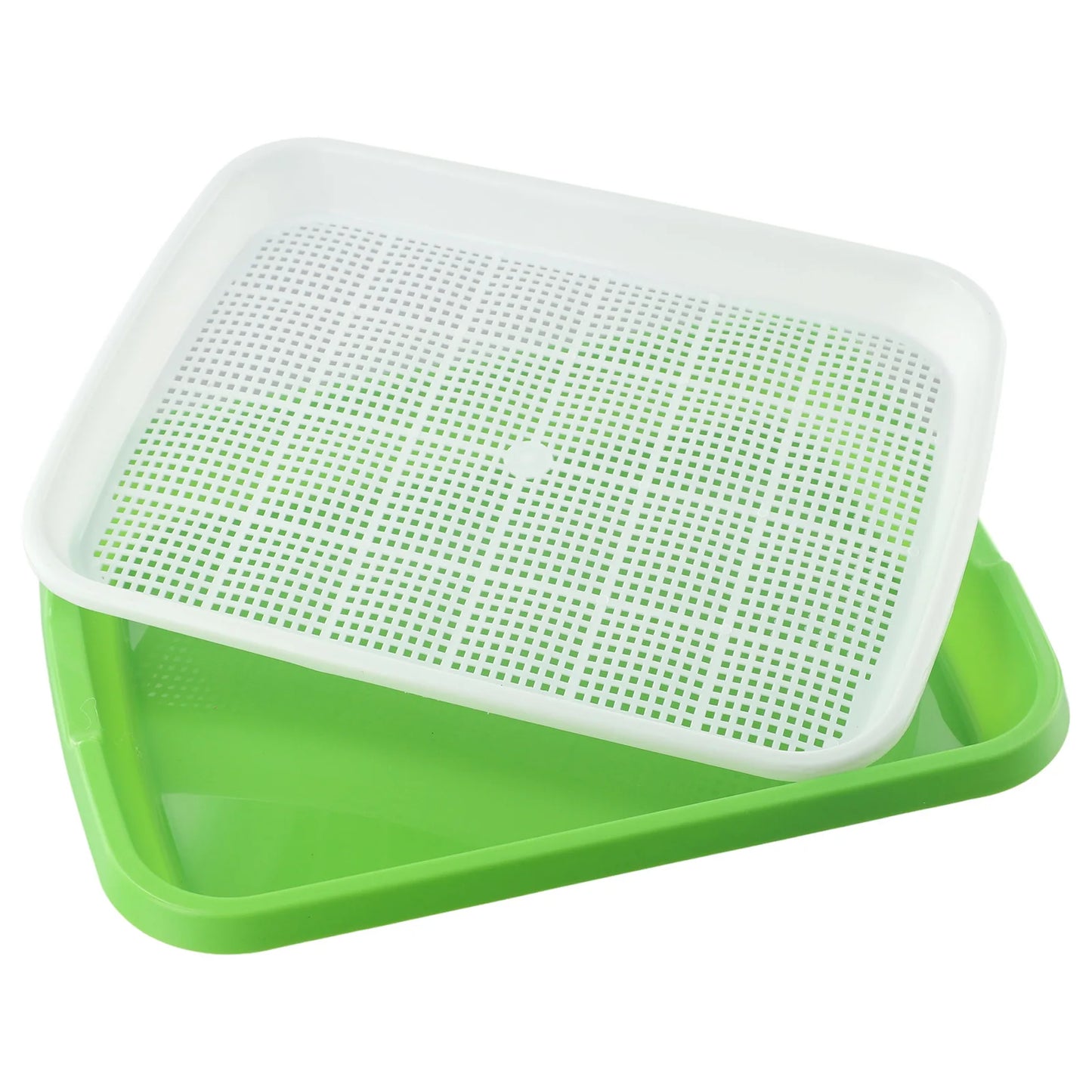 Microgreens Sprouter Tray Hydroponic / Sprouting Tray For Sprouts Vegetable Horticultural Garden DIY Nursery Potted