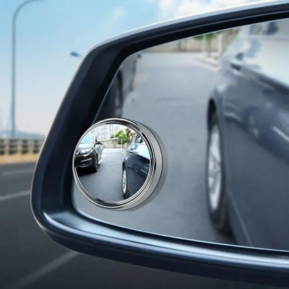 Car Blind Spot Mirror Side View Mirrors 360 Degree Wide Angle Adjustable Round Convex Mirror Driving Safety Auto Accessories
