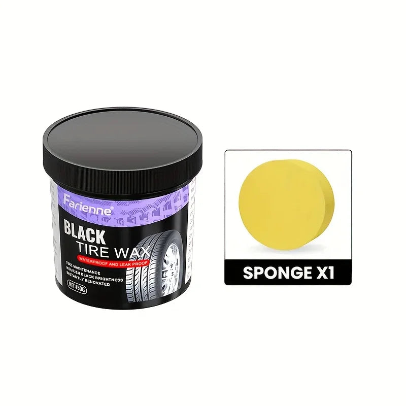 Suitable for all vehicles | Multi color, scratch repair and gloss restoration | Comes with an easy to apply pad, tire care produ