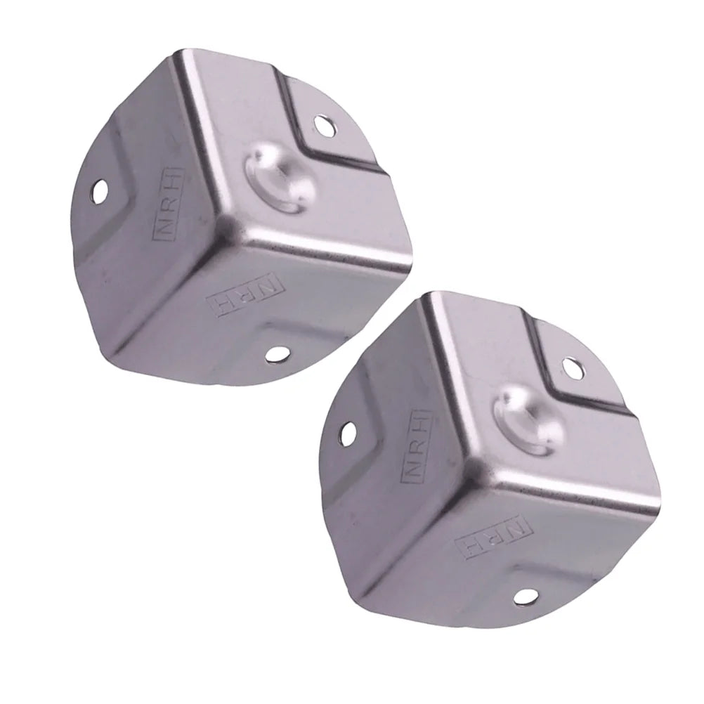 4 Pcs Stainless Steel Corner Protectors Decorative Edge Guards For Furniture Box Wrap Table Guard Hardware Brackets