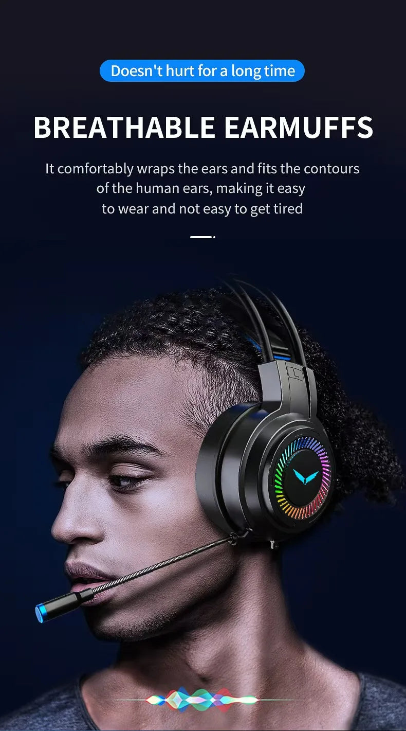 G58 gaming headset gaming wired 7.1 channel PUBG headset computer laptop headset
