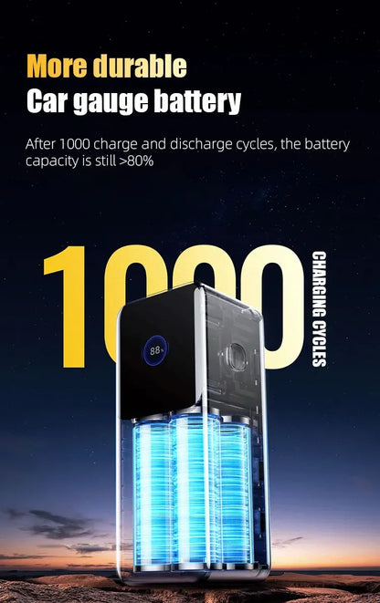 200W PD3.1 Power Bank 25000mAh with TFT Color Screen, 100W Fast Charging for Laptop and Phone, Portable Power Bank