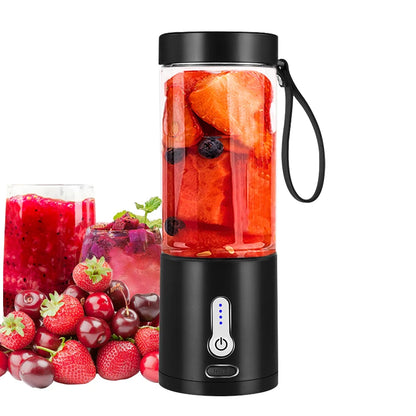 530ML Powerful Portable Blender for Smoothies Shakes USB Rechargeable Food Processor Fruit Mixer Machine Mini Juicer Blender Cup