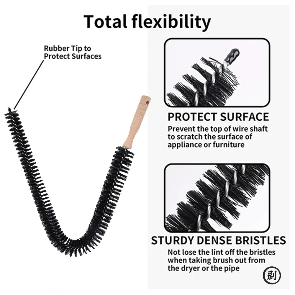 Radiator Cleaner Brush Washing Machine Lint Cleaning Brushes Long Flexible Dryer Vent Cleaner Duster Household Cleaning Tools