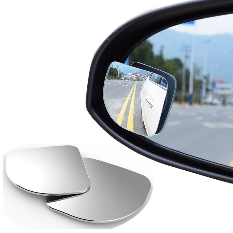 2pcs/set Adjustable HD Glass Convex Car Motorcycle Blind Spot Mirror for Parking Rear View Mirror