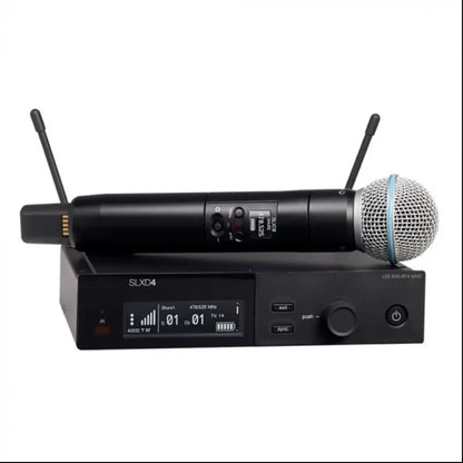 SLXD4 SLX24 Professional Wireless UHF Microphone System For Karaoke church perform church mic