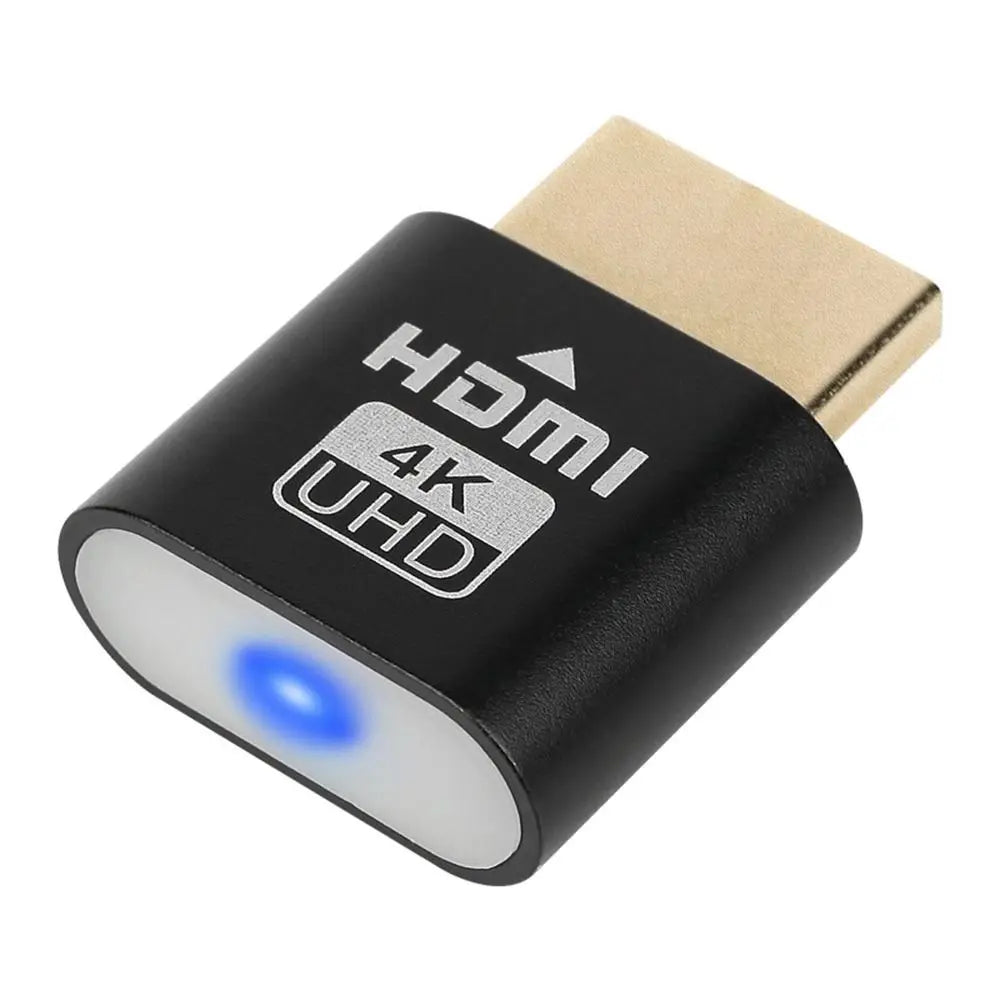 New 4K TV Streaming Device with Lights Dummy Plug Streaming Media Player HDMI-compatible Virtualizer