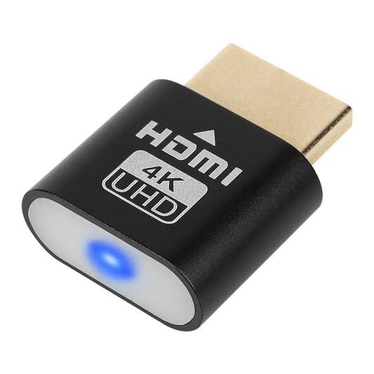 New 4K TV Streaming Device with Lights Dummy Plug Streaming Media Player HDMI-compatible Virtualizer