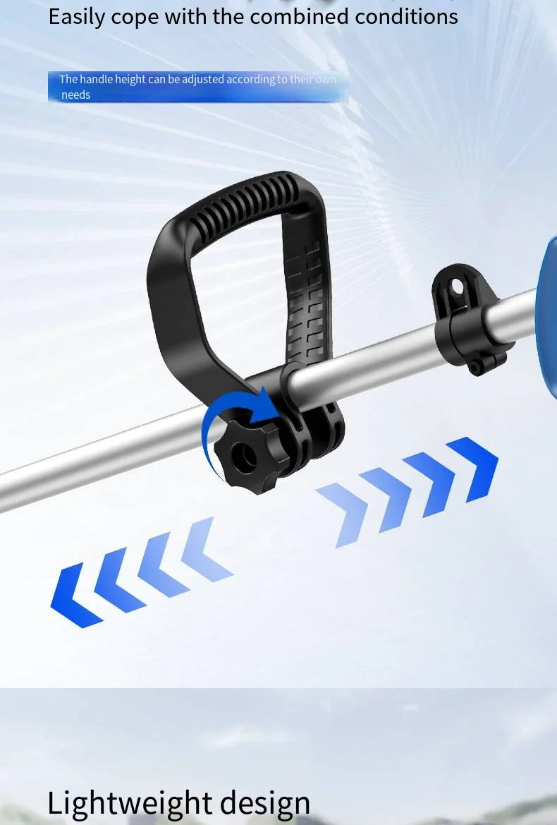 Multifunctional Lithium Battery Lawn Mower For Courtyard, Household Cordless Electric Lawn Mower, Portable Garden Lawn Mower