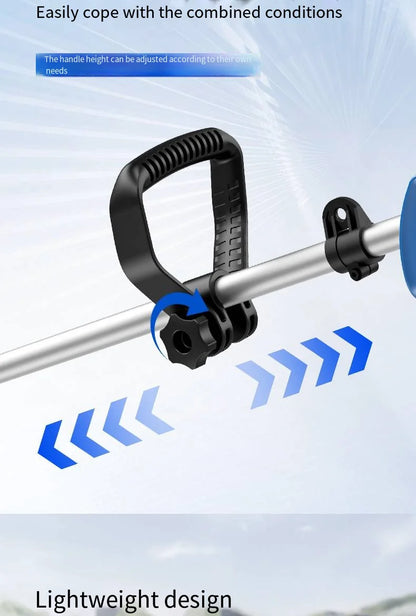 Multifunctional Lithium Battery Lawn Mower For Courtyard, Household Cordless Electric Lawn Mower, Portable Garden Lawn Mower