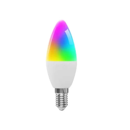 Led Bulb Candle Smart Lamp E14 TUYA Bluetooth Dimmable RGB Light 220V APP Group Control Smart Life For Home Room Decoration