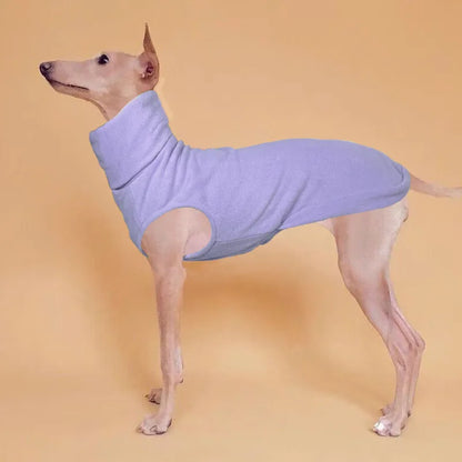 Fleece Sweaters | Greyhound, Whippet & Italian Greyhound Apparel Vest Turtleneck Fleece
