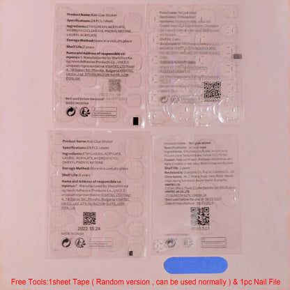 White French Short Press on Nails 3D Bowknot Designs Nude Color Fake Nails Artificial False Nails Tips for Woman DIY Manicure