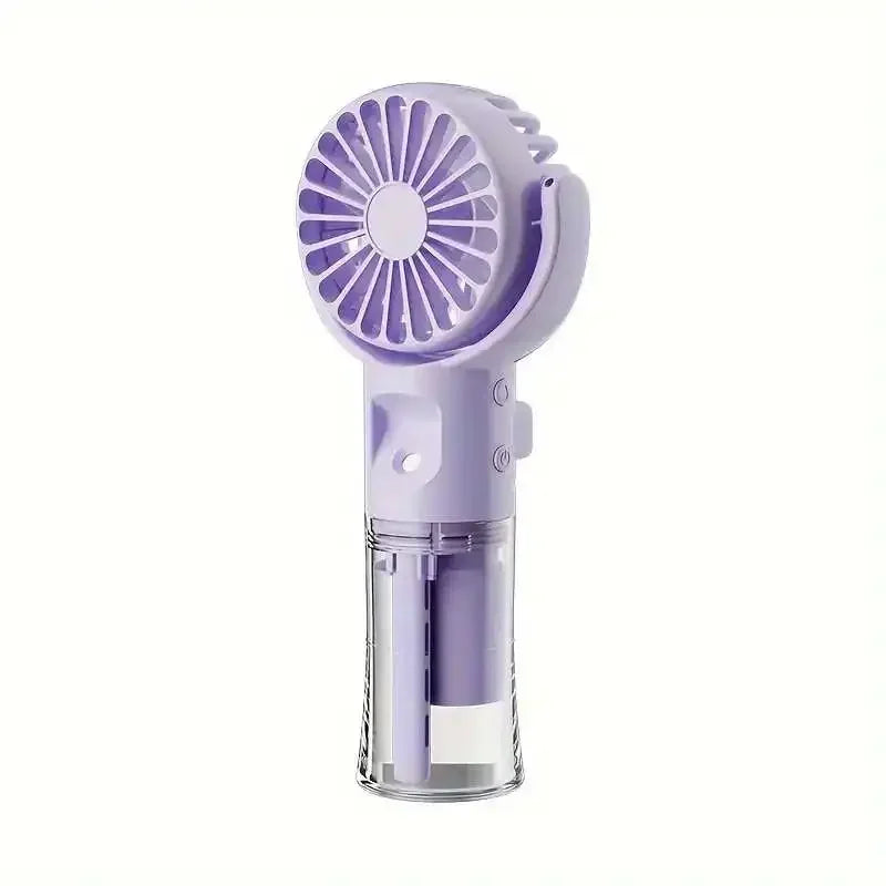 Mini Handheld Fan Portable Misting Fans Adjustable Handheld Fan for Commuters Water Humidifier Cooling Gadget