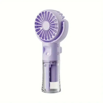 Mini Handheld Fan Portable Misting Fans Adjustable Handheld Fan for Commuters Water Humidifier Cooling Gadget