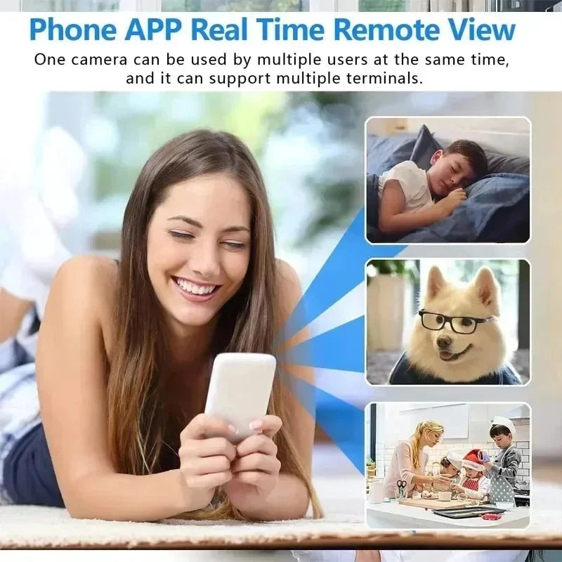 HD Mini Camera Wifi IP Smart Home Indoor Night Vision AI Human Camcorder Audio Video Security Surveillance Camera