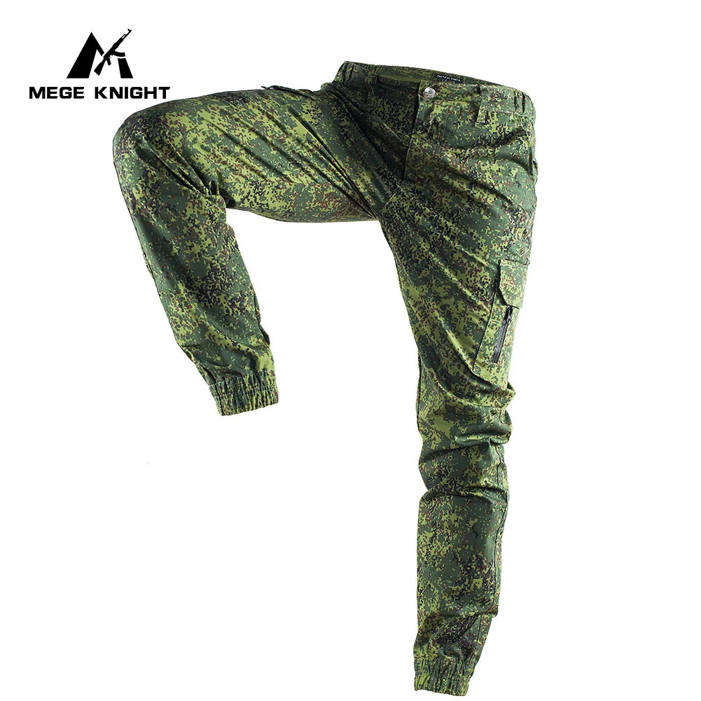 Mege Tactical Cargo Pants Joggers Outdoor Ripstop Working Hiking Hunting Trousers Men's Streetwear