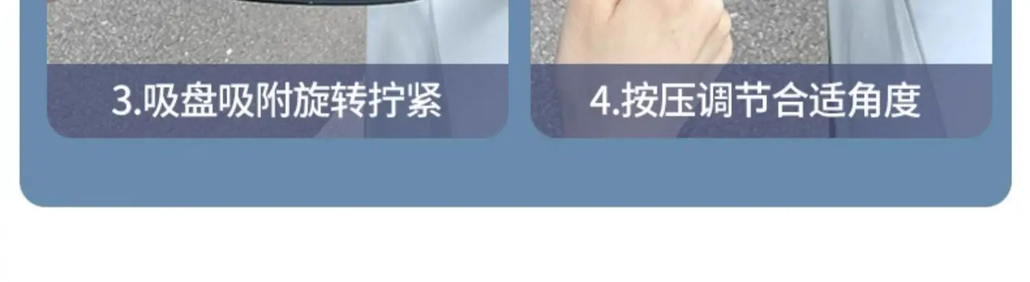 Small round mirror rearview mirror car reversing artifact blind spot auxiliary mirror reflector 360 degree suction cup