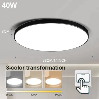 LED Ceiling Lamps Modern Ceil Light 18/30/40/72W Led 220V Ceiling Lights Round Living Room Bedroom Indoor Kitchen Lighting Lamp