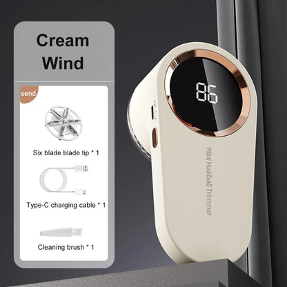 Electric Lint Remover Electric Hairball Sweater Trimmer Type-C USB charging Convenient Smart LED Pellet Cutter Fast Household