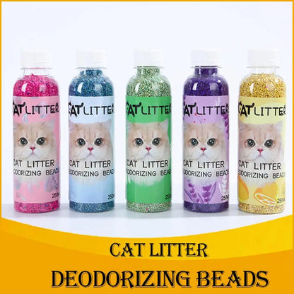 Cat litter deodorizing beads odor-removing beads odor-eliminating agent granules cat litter box anti-odor beads fragrant beads