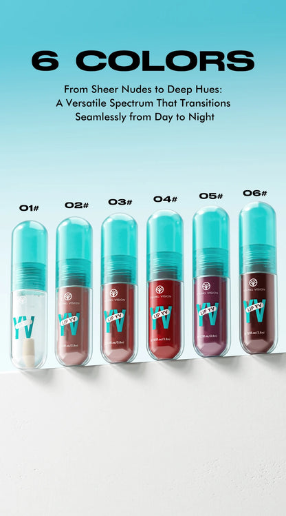 YOUNG VISION 6-Shade Avocado Long-Lasting Moisturizing Lip Stain is lightweight, non-sticky, non-stick cup lip stain