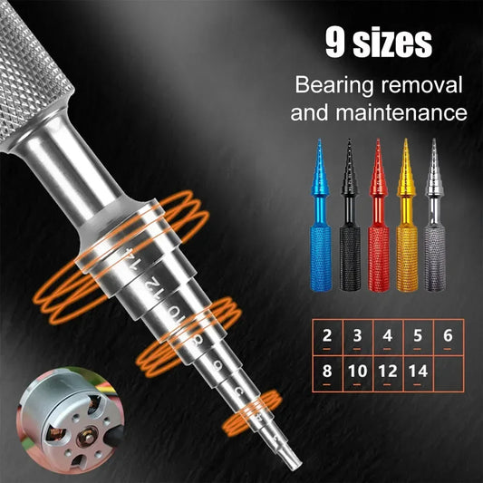 RC Car Parts Rc Car Bearings Remover Disassemblers Tools Repair Tools Puller Bearing Remove Installers Hand Tool Set For 2-14mm