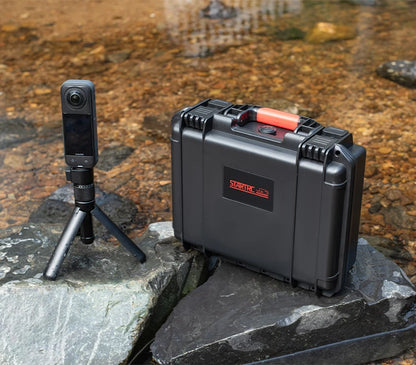 STARTRC Insta360 X5 Camera Accessories 2 Layers Hard Case Carrying Case Waterproof Portable Travel Box for Essentials Bundle