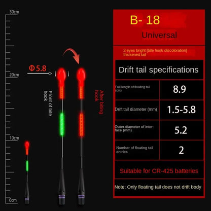 Ultra Sensitive Luminous Electronic Float Tail Electronic Floats Buoy Smart Float Top Gravity Induction Electronic Tail Drift