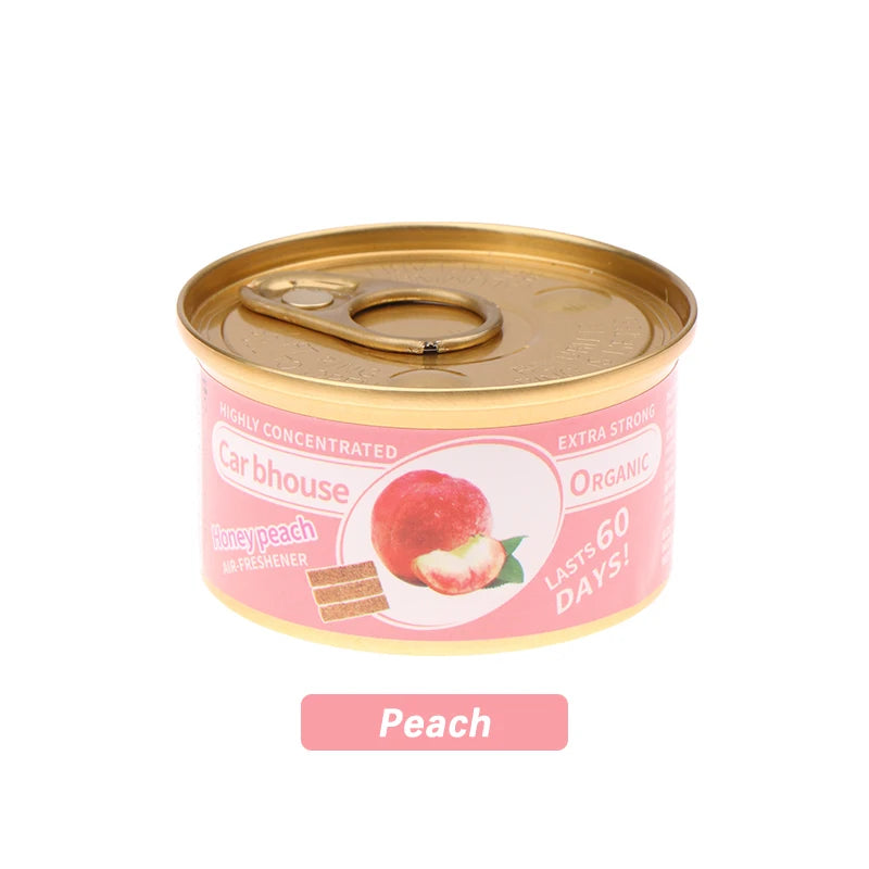 Car Air Freshener: 12 Kinds Scent | Organic Cans | Odor Eliminator Essential | Long-Lasting | Strong Fragrance | For Home/Toilet