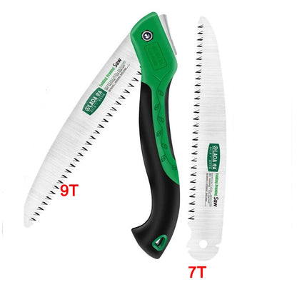 LAOA Quick folding saw, adjustable angle, waist hanging hand saw, woodworking saw, camping saw, hand board garden saw