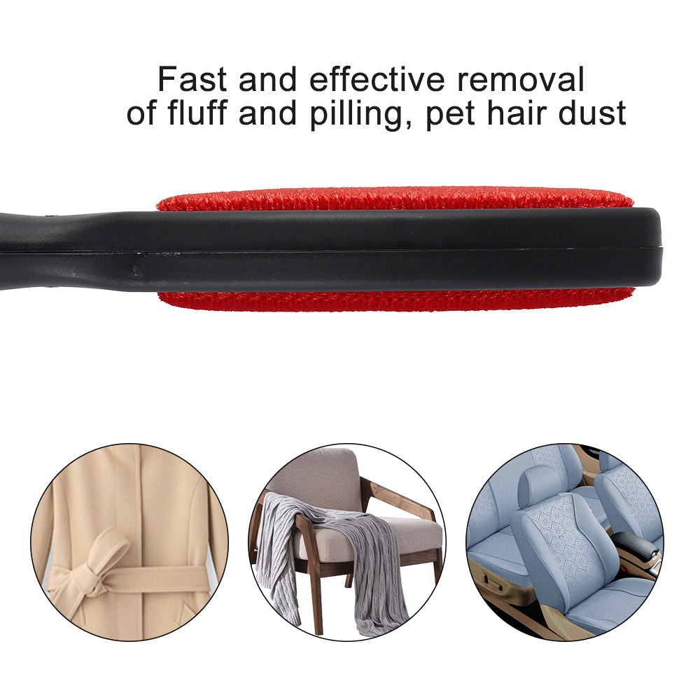 2PCS Cheapest Lint Remover 2 Sided Reusable Electrostatic Woolbrush Cat Pet Hair Remover Fabric Shaver Brush For Sofa Clothes
